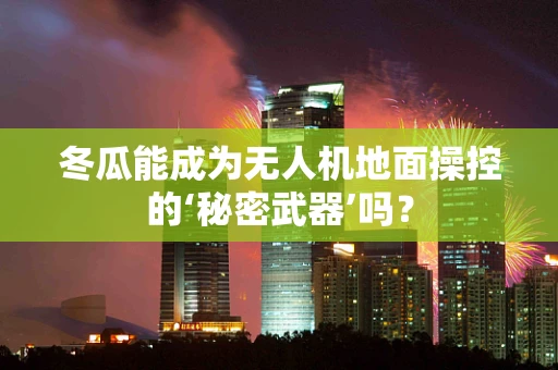 冬瓜能成为无人机地面操控的‘秘密武器’吗？