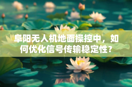 阜阳无人机地面操控中，如何优化信号传输稳定性？