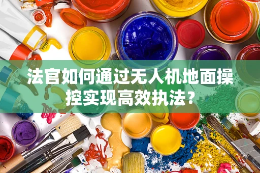 法官如何通过无人机地面操控实现高效执法？