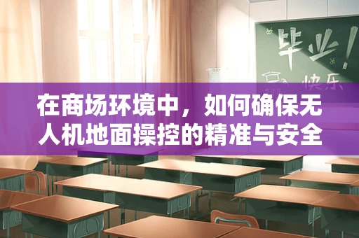 在商场环境中，如何确保无人机地面操控的精准与安全？