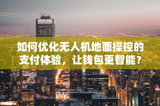 如何优化无人机地面操控的支付体验，让钱包更智能？