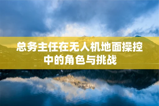总务主任在无人机地面操控中的角色与挑战