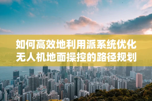 如何高效地利用派系统优化无人机地面操控的路径规划？