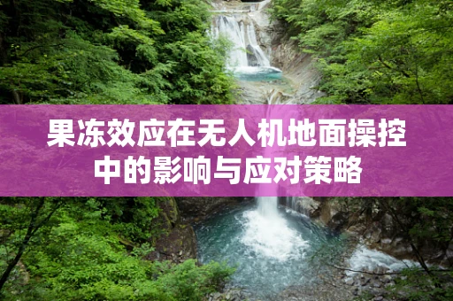果冻效应在无人机地面操控中的影响与应对策略