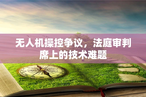 无人机操控争议，法庭审判席上的技术难题