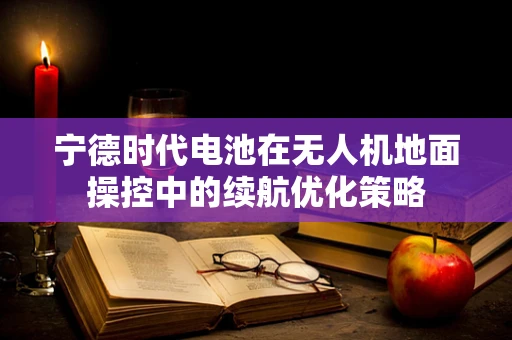 宁德时代电池在无人机地面操控中的续航优化策略