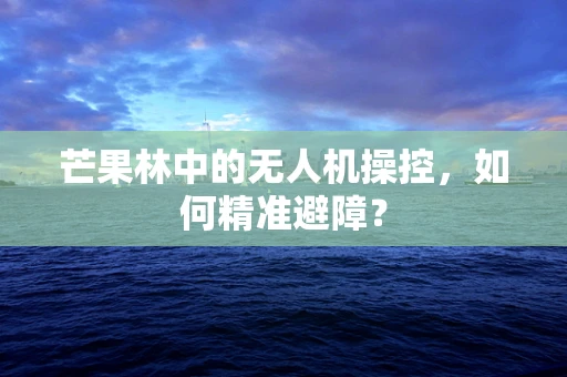 芒果林中的无人机操控，如何精准避障？