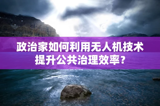 政治家如何利用无人机技术提升公共治理效率？