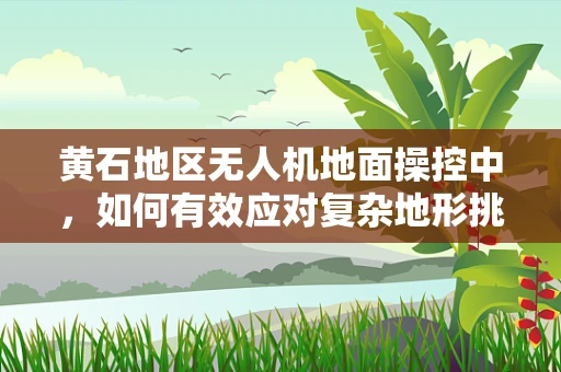 黄石地区无人机地面操控中，如何有效应对复杂地形挑战？