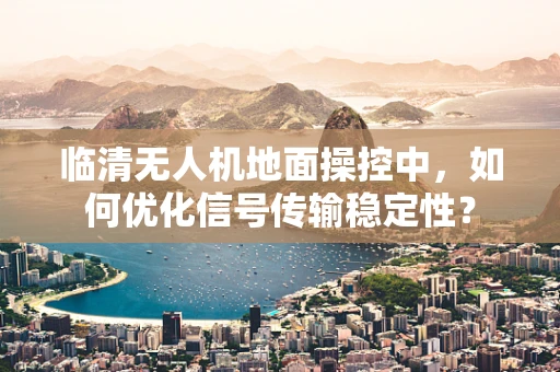 临清无人机地面操控中，如何优化信号传输稳定性？