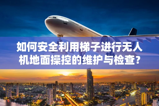 如何安全利用梯子进行无人机地面操控的维护与检查？