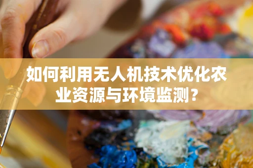 如何利用无人机技术优化农业资源与环境监测？