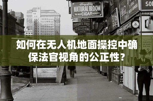 如何在无人机地面操控中确保法官视角的公正性？
