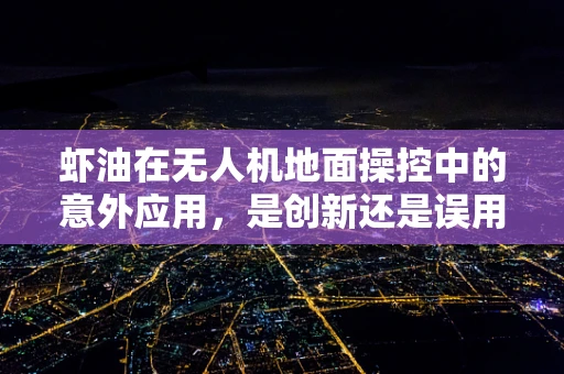 虾油在无人机地面操控中的意外应用，是创新还是误用？