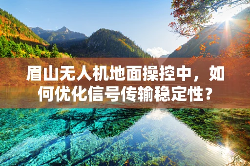 眉山无人机地面操控中，如何优化信号传输稳定性？