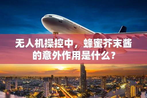 无人机操控中，蜂蜜芥末酱的意外作用是什么？