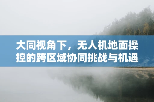 大同视角下，无人机地面操控的跨区域协同挑战与机遇