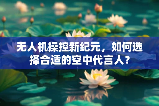 无人机操控新纪元，如何选择合适的空中代言人？