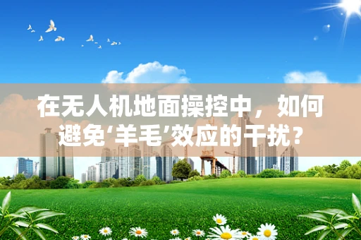 在无人机地面操控中，如何避免‘羊毛’效应的干扰？