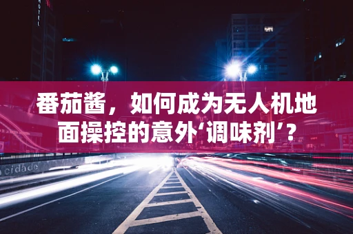 番茄酱，如何成为无人机地面操控的意外‘调味剂’？
