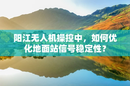 阳江无人机操控中，如何优化地面站信号稳定性？