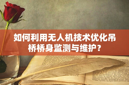 如何利用无人机技术优化吊桥桥身监测与维护？