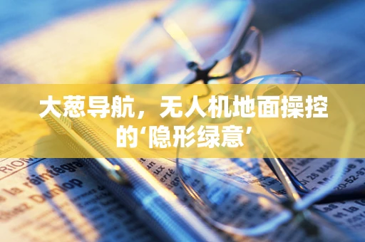 大葱导航，无人机地面操控的‘隐形绿意’