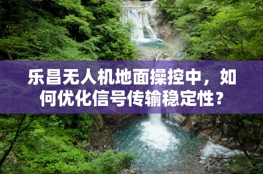 乐昌无人机地面操控中，如何优化信号传输稳定性？