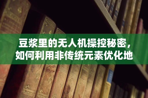 豆浆里的无人机操控秘密，如何利用非传统元素优化地面站界面？