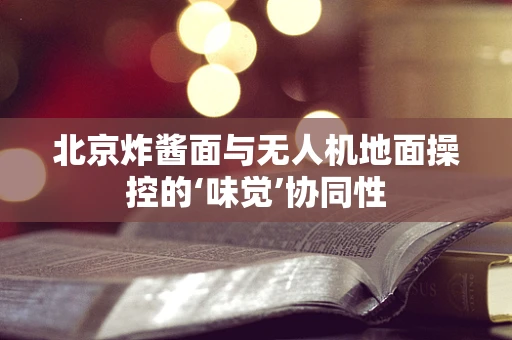 北京炸酱面与无人机地面操控的‘味觉’协同性