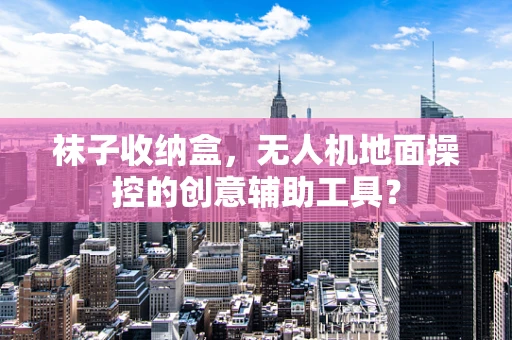 袜子收纳盒，无人机地面操控的创意辅助工具？