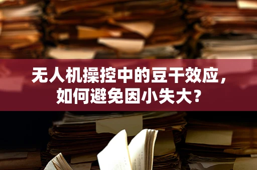 无人机操控中的豆干效应，如何避免因小失大？