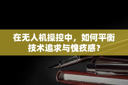 在无人机操控中，如何平衡技术追求与愧疚感？
