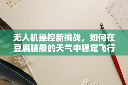 无人机操控新挑战，如何在豆腐脑般的天气中稳定飞行？