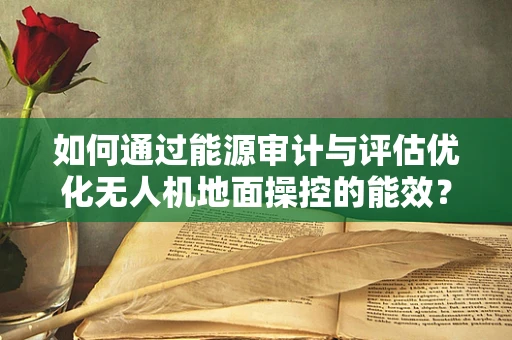 如何通过能源审计与评估优化无人机地面操控的能效？