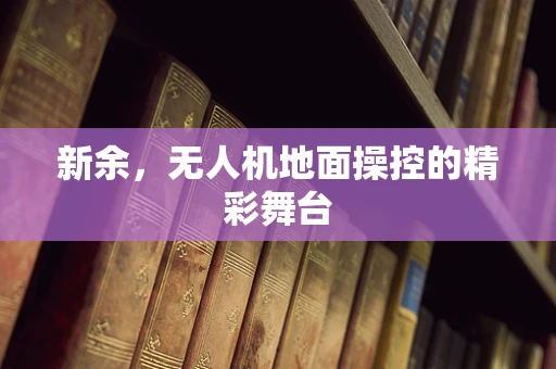新余，无人机地面操控的精彩舞台