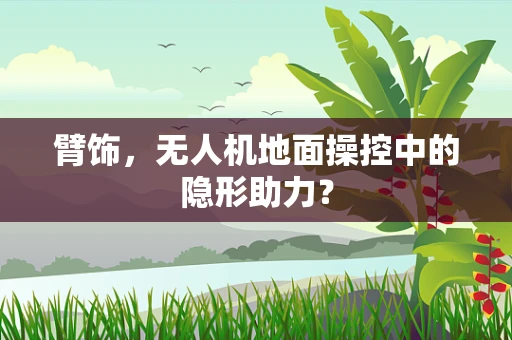 臂饰，无人机地面操控中的隐形助力？