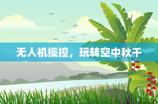 无人机操控，玩转空中秋千