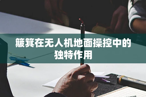 簸箕在无人机地面操控中的独特作用