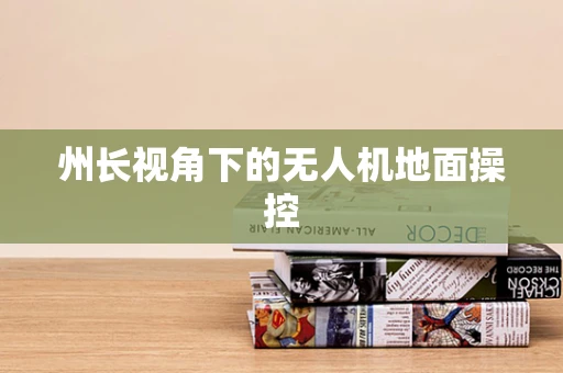 州长视角下的无人机地面操控