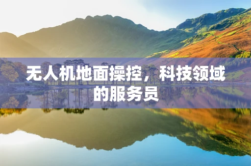 无人机地面操控，科技领域的服务员
