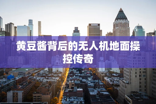 黄豆酱背后的无人机地面操控传奇
