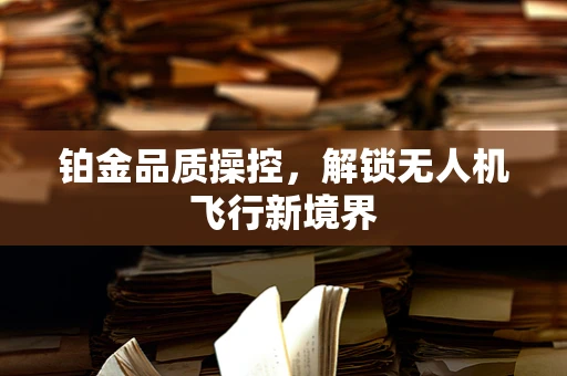 铂金品质操控，解锁无人机飞行新境界