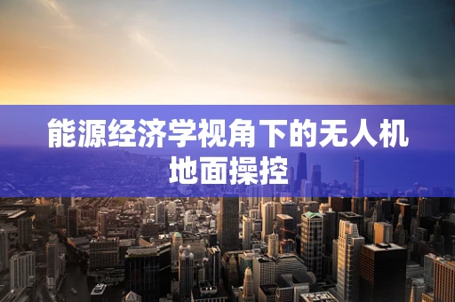 能源经济学视角下的无人机地面操控