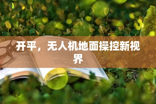 开平，无人机地面操控新视界