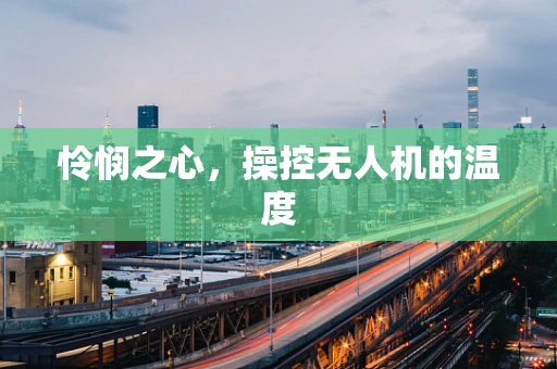 怜悯之心，操控无人机的温度