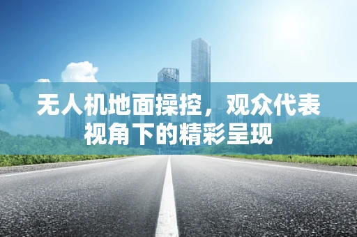 无人机地面操控，观众代表视角下的精彩呈现