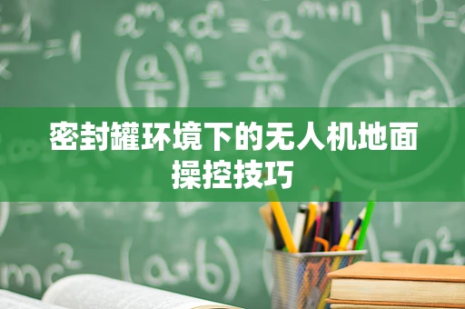 密封罐环境下的无人机地面操控技巧