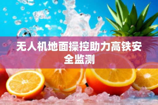 无人机地面操控助力高铁安全监测