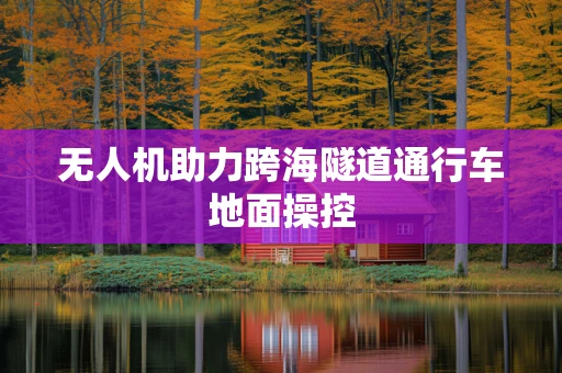 无人机助力跨海隧道通行车地面操控
